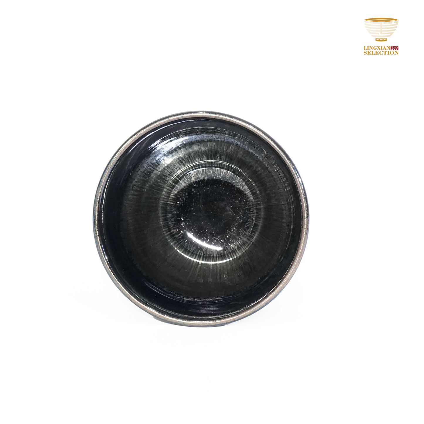 Bai Ding · Water Sprout Ice Bucket Cup | Fluid Grace · Luminous Glaze Fire · Handcrafted Jian Ware Teacup