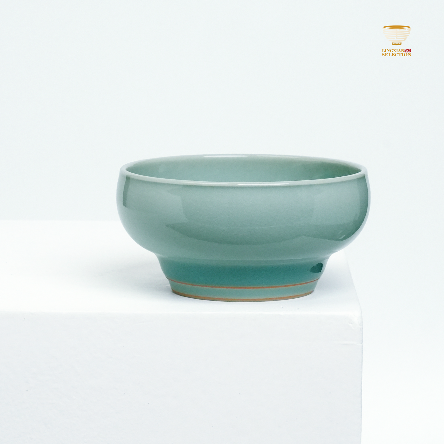 【Longquan Celadon by Liao Xinliang · Sunflower Teacup|A Masterpiece of Craftsmanship & Tea Aesthetic Collection】