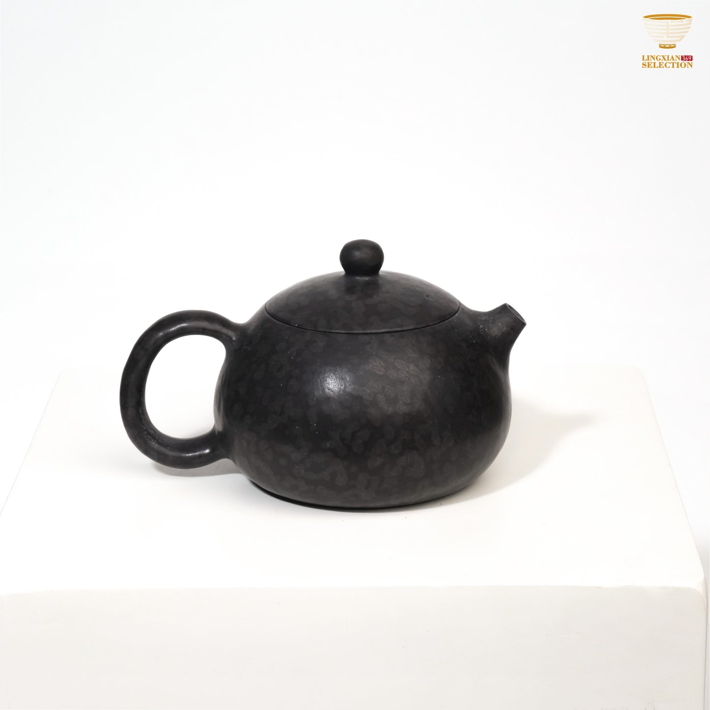 【Hunan An Hua Tillite Stone Xishi Teapot (Fish Roe Glaze)】 Glacial Rock Teapot |Hand-Carved Natural Stone|Water Purification Effect|Translucent Texture|Oriental Tea Aesthetic