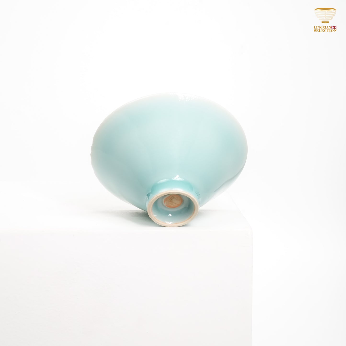 Jin Hongyang · Celadon Pink Blue Series Teacups | Lotus Petal Pattern · Handmade Porcelain · Smooth Celadon Glaze · Elegant Choice for Tea Table