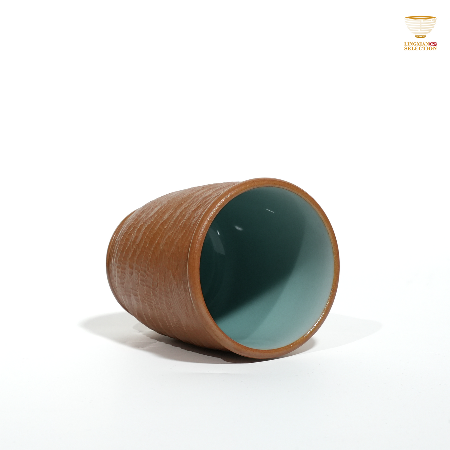 Liao Xinliang Plant-Ash Dual-Glaze Cola Cup | Handmade Ceramic Beverage Cup | Natural Textured Design · Elegant Tumbler for T or Drinks