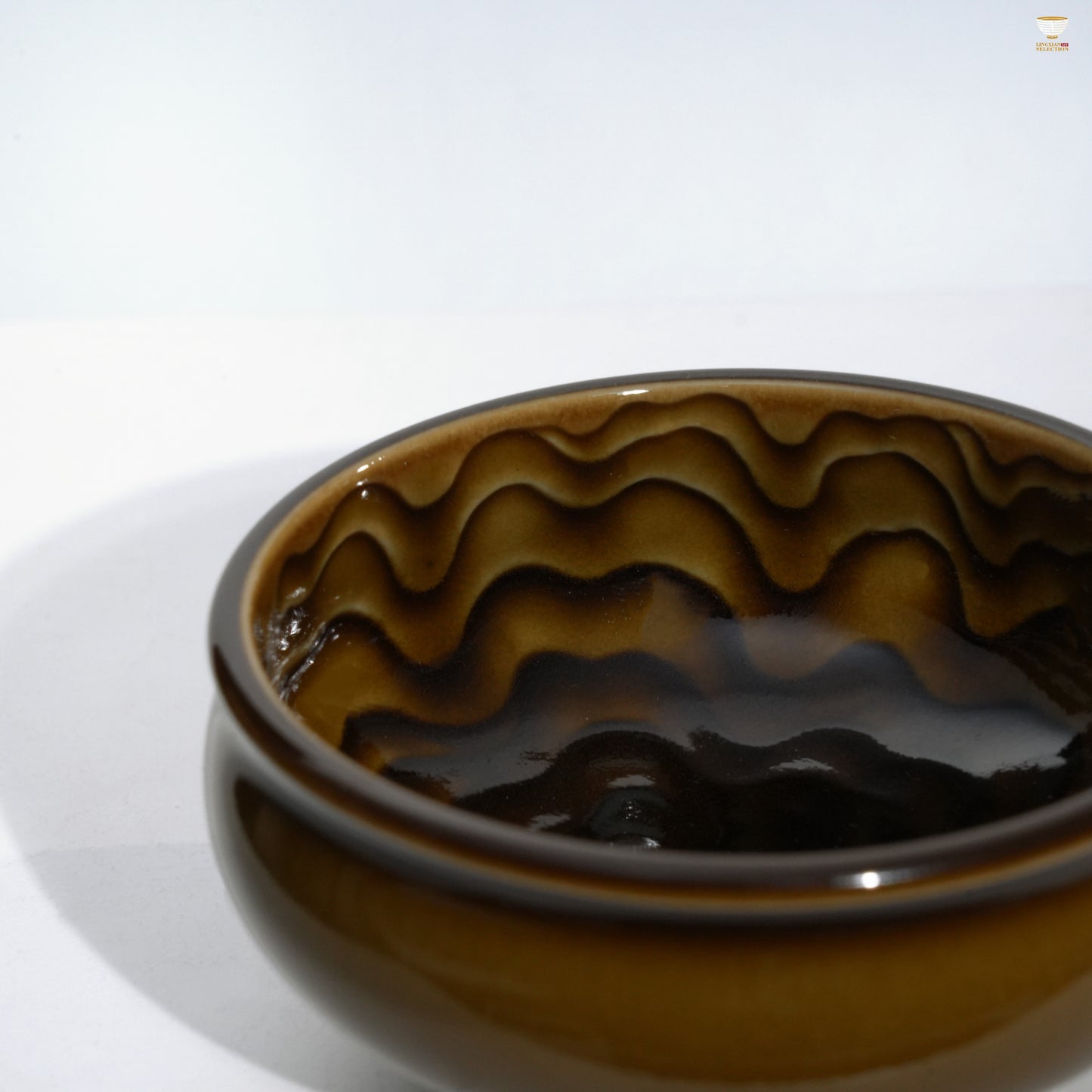 【Longquan Celadon by Liao Xinliang · Endless blessings and prosperity Wood-fire Teacup |A Masterpiece of Craftsmanship & Tea Aesthetic Collection】