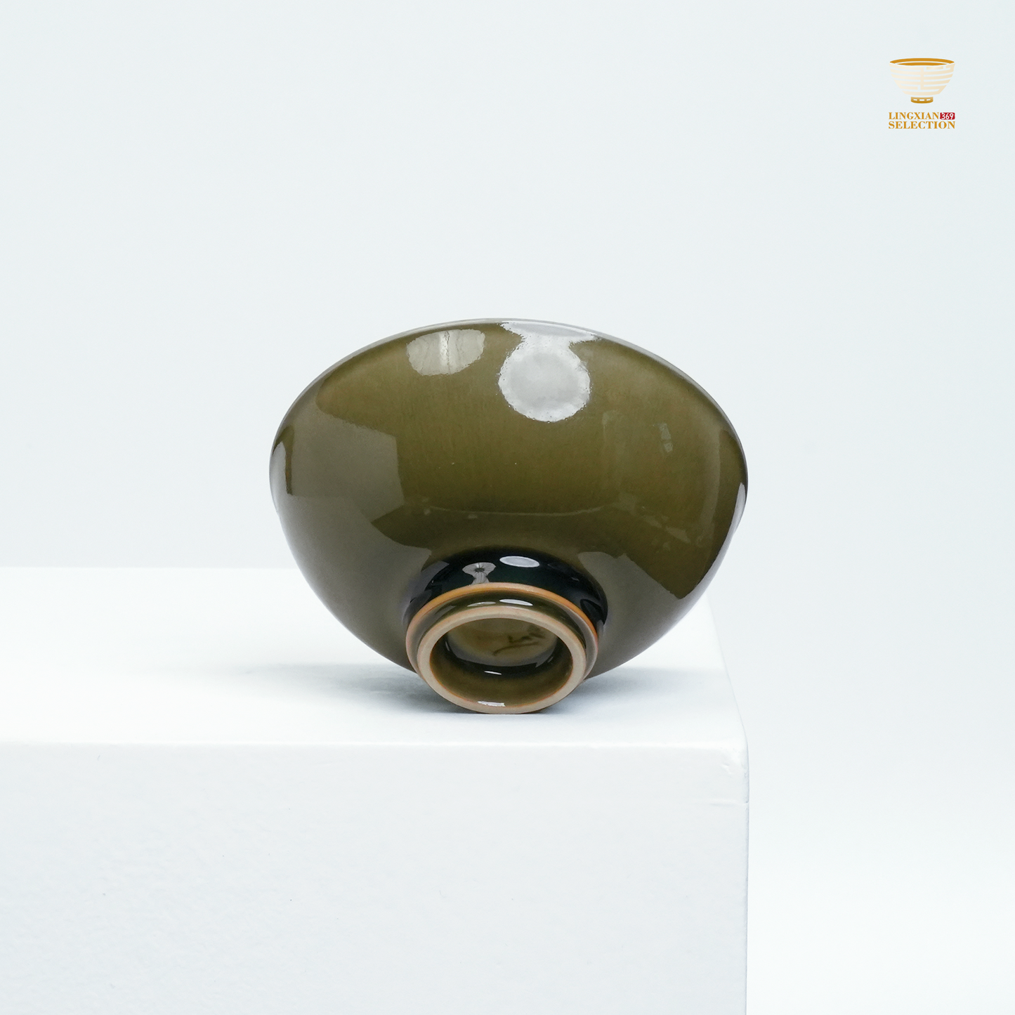 【Longquan Celadon by Liao Xinliang ·Rising Winds and Flowing Waters Wood-fire Teacup|A Masterpiece of Craftsmanship & Tea Aesthetic Collection】