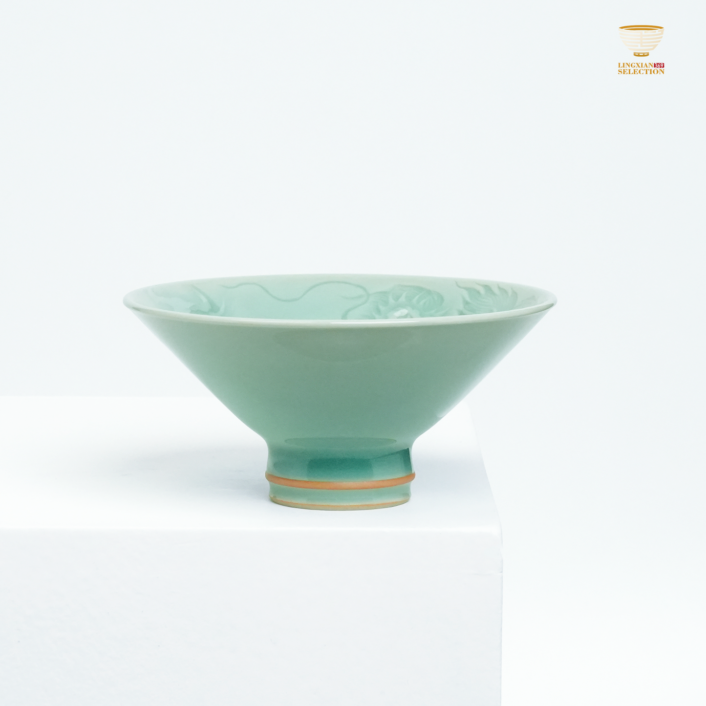 【Longquan Celadon by Liao Xinliang · Dragon Teacup |A Masterpiece of Craftsmanship & Tea Aesthetic Collection】