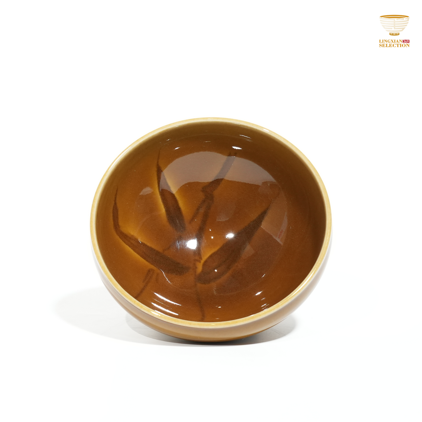 Liao Xinliang "Autumn Waters" Bamboo Tea Cup | Celadon Art Ceramic Cup | Handmade · Minimalist & Elegant Drinking Cup