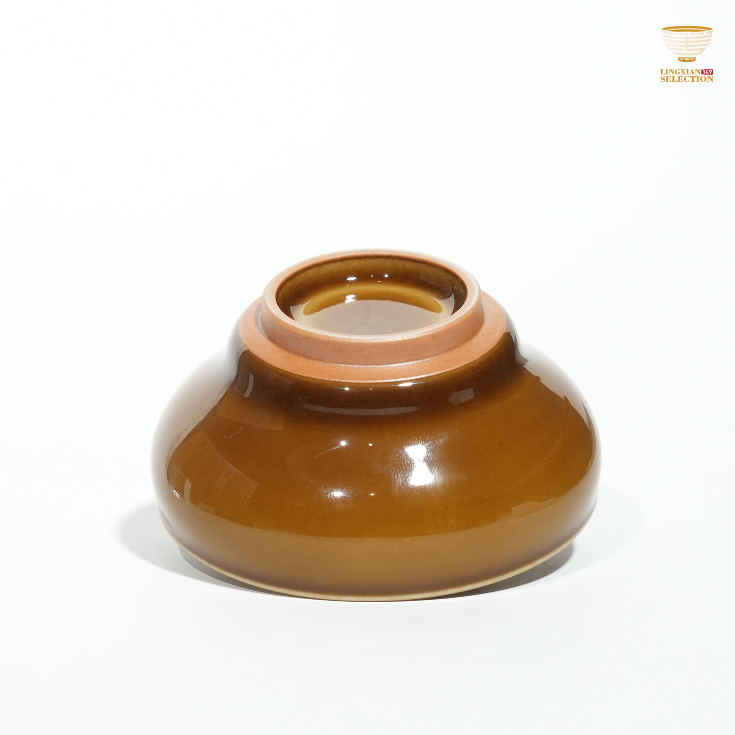 Liao Xinliang "Autumn Waters" Bamboo Tea Cup | Celadon Art Ceramic Cup | Handmade · Minimalist & Elegant Drinking Cup