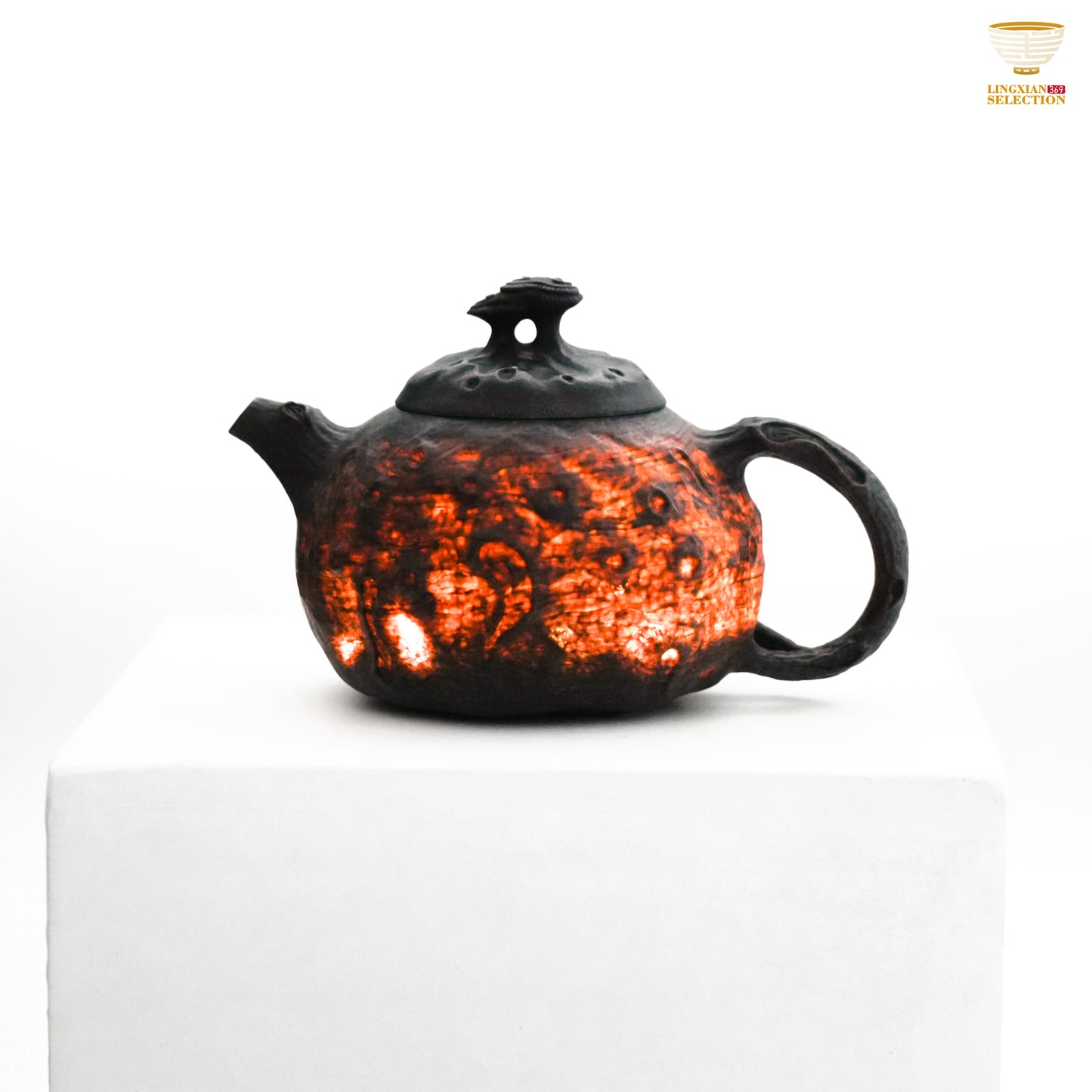 【Hunan An Hua Tillite Stone Gongchun Teapot】 Glacial Rock Teapot |Hand-Carved Natural Stone|Water Purification Effect|Translucent Texture|Oriental Tea Aesthetic