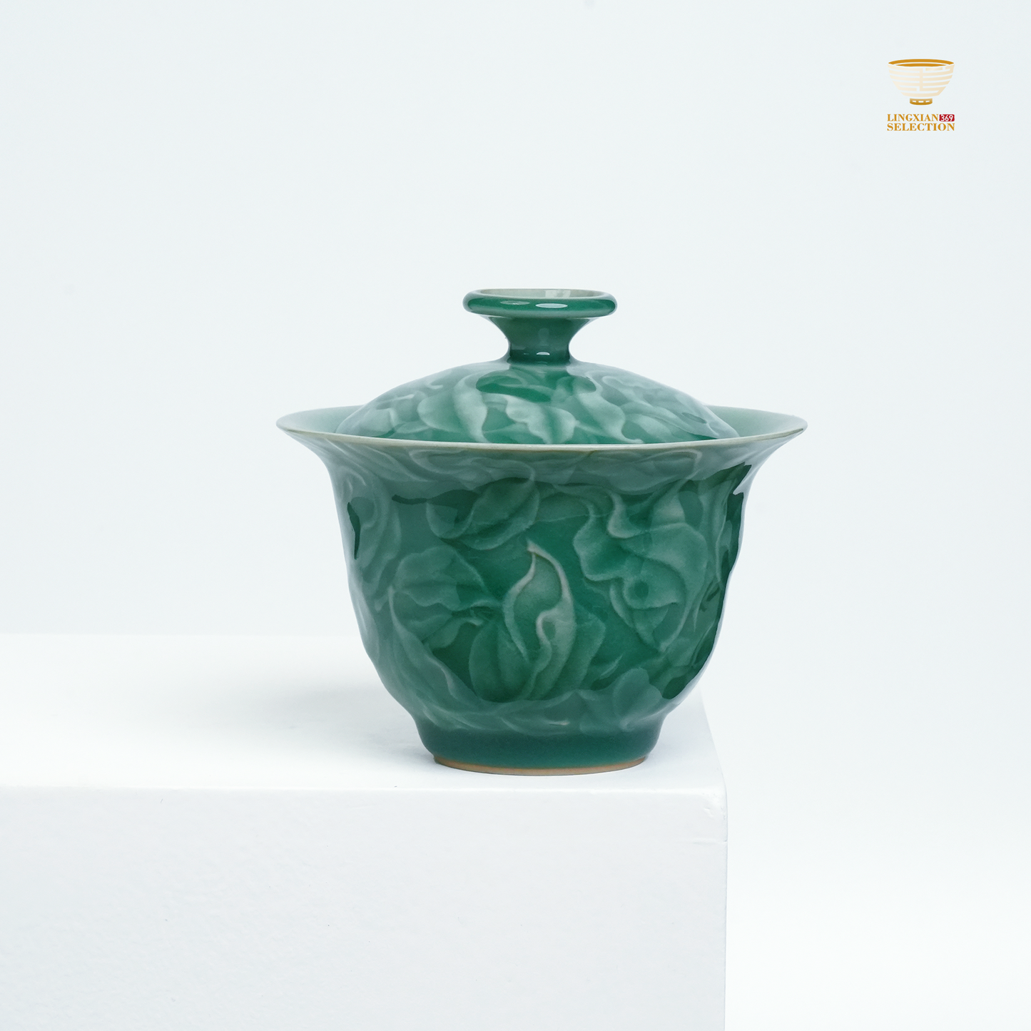 【Longquan Celadon by Liao Xinliang · Qian Ye Gaiwan Series|A Masterpiece of Craftsmanship & Tea Aesthetic Collection】