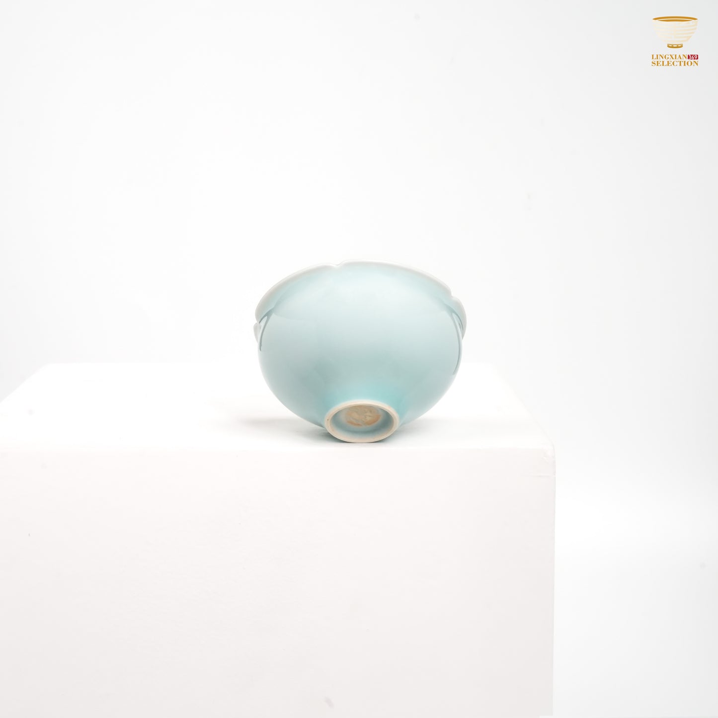Jin Hongyang · Celadon Pink Blue Series Teacups | Lotus Petal Pattern · Handmade Porcelain · Smooth Celadon Glaze · Elegant Choice for Tea Table
