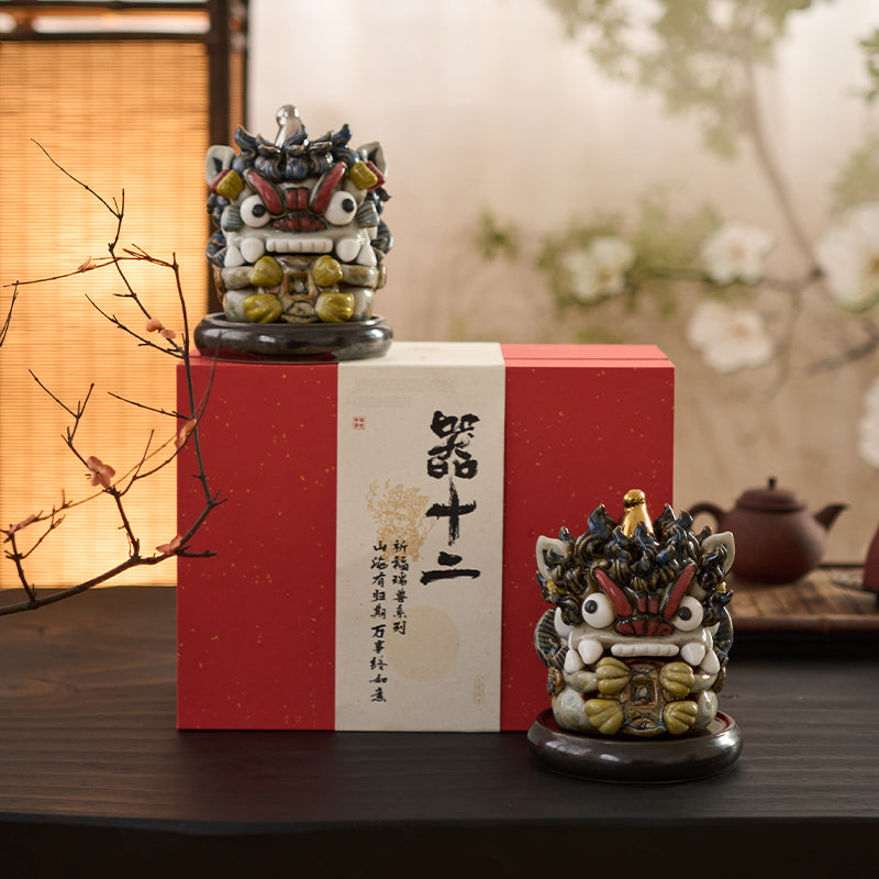 Golden Horn & Silver Horn Fortune-Attracting Pixiu Statues – Housewarming & Office Decor, Traditional Chinese Gift for New Home or Business Opening