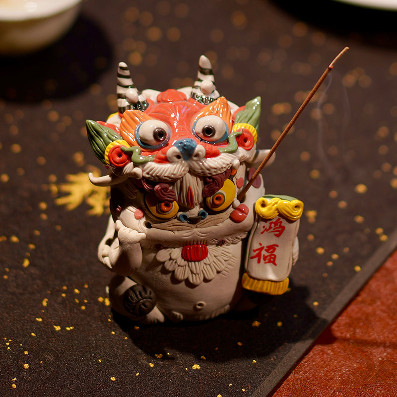 Shan Hai Jing Baize – Jingdezhen Porcelain Tea Pet Ornament