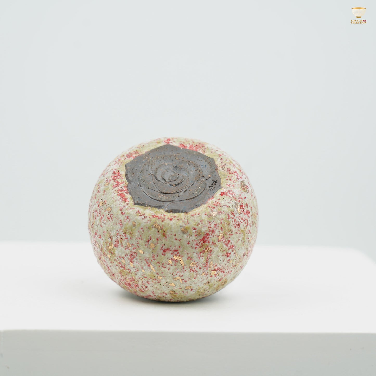 Gaoyue Aged Rock-Mineral Tea Cup – Handcrafted Japanese Style Ceramic with Gold Flecks | Wabi-Sabi Aesthetic | Gongfu Cha Bowl for Oolong & Pu-erh