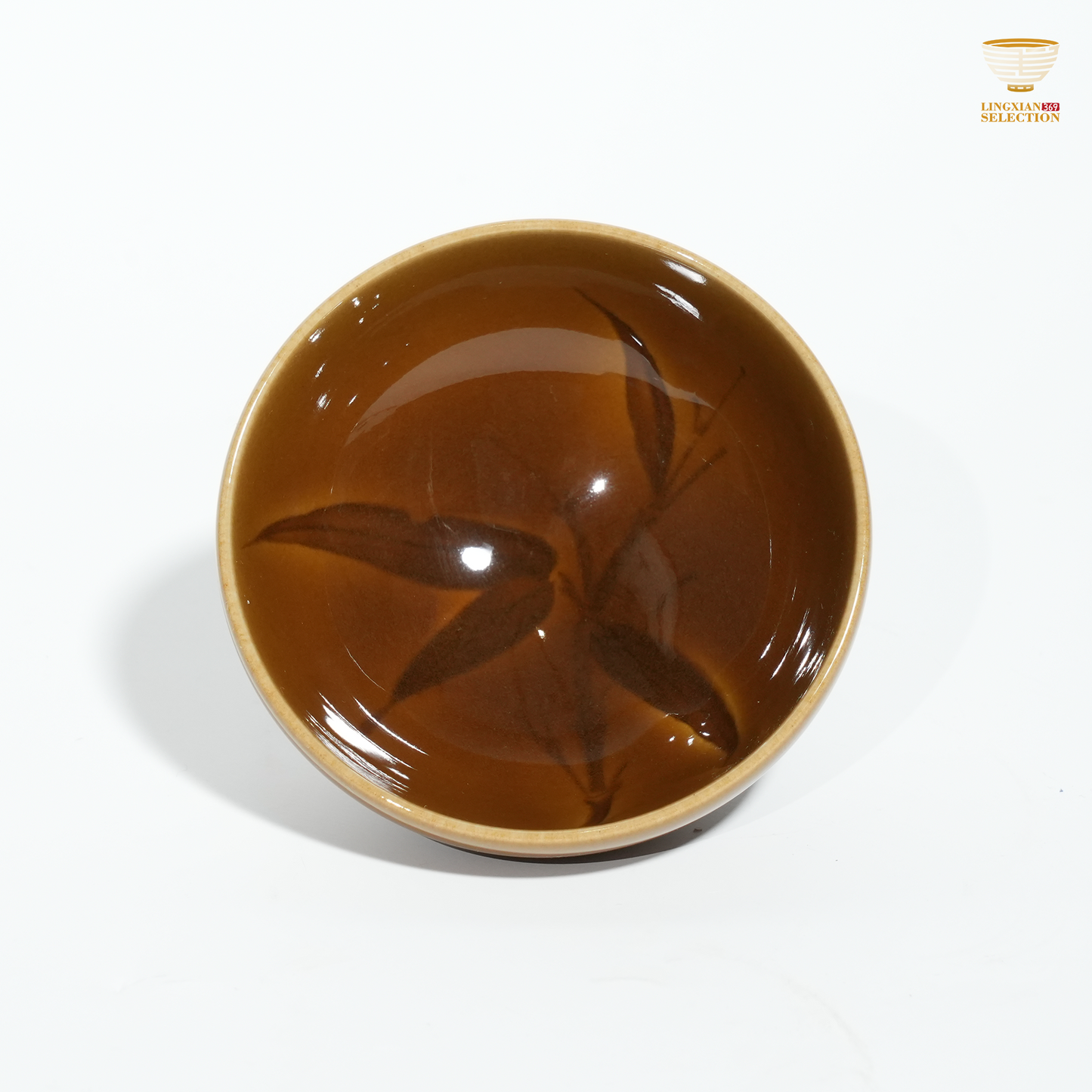 Liao Xinliang "Autumn Waters" Bamboo Tea Cup | Celadon Art Ceramic Cup | Handmade · Minimalist & Elegant Drinking Cup