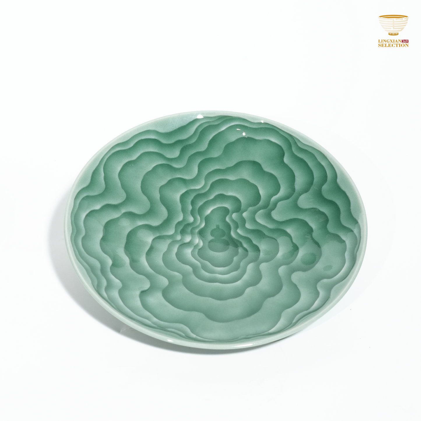 Longquan Celadon by Liao Xinliang · Endless blessings and prosperity Gaiwan |A Masterpiece of Craftsmanship & Tea Aesthetic Collection