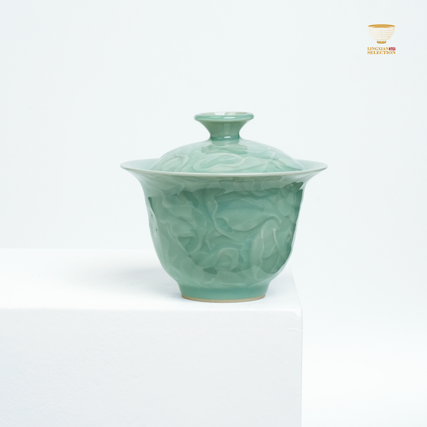 【Longquan Celadon by Liao Xinliang · Qian Ye Gaiwan Series|A Masterpiece of Craftsmanship & Tea Aesthetic Collection】