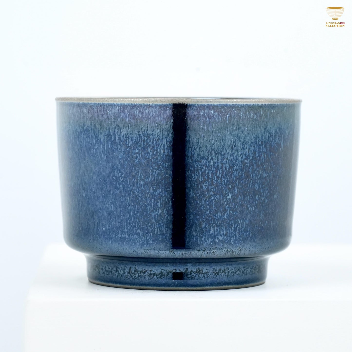 Bai Ding Horizon shape Jianzhan Teacup | Handcrafted Tea Cup|Whiskey Cup | Kongfu Teaware Inspired by Song Dynasty
