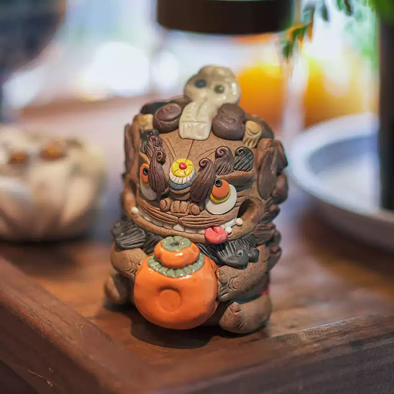 Everything Goes Well” Pixiu Incense Holder｜Kung Fu Tea Pet | Traditional Chinese Tea Culture Gift