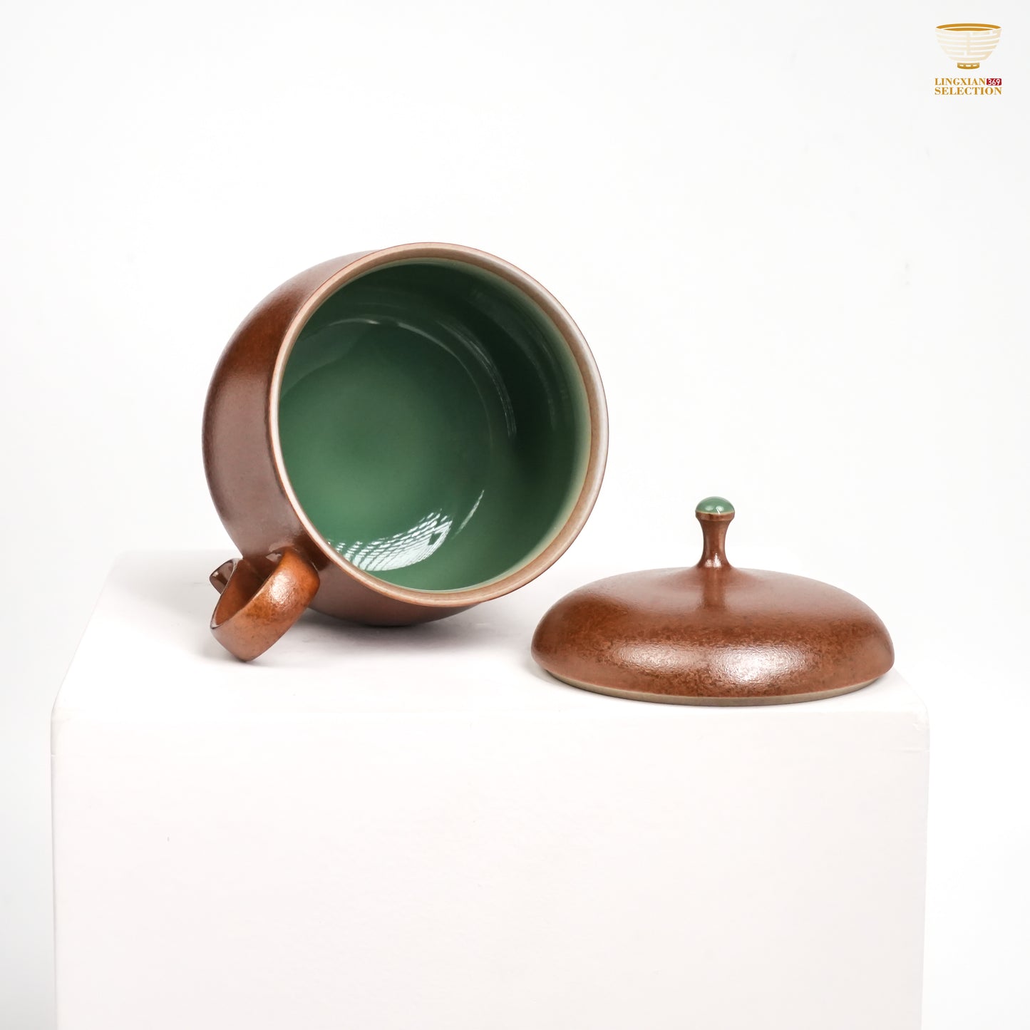 Jin Hongyang · Wood-Ash Glaze Mug Series｜High-Fired Wood Kiln · Handmade Ceramic Art · Unique Creative Design · Ideal for Daily Beverages