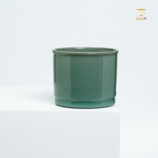 【Longquan Celadon by Liao Xinliang ·Ice crackles Horizon Teacup Series｜A Masterpiece of Craftsmanship & Tea Aesthetic Collection】