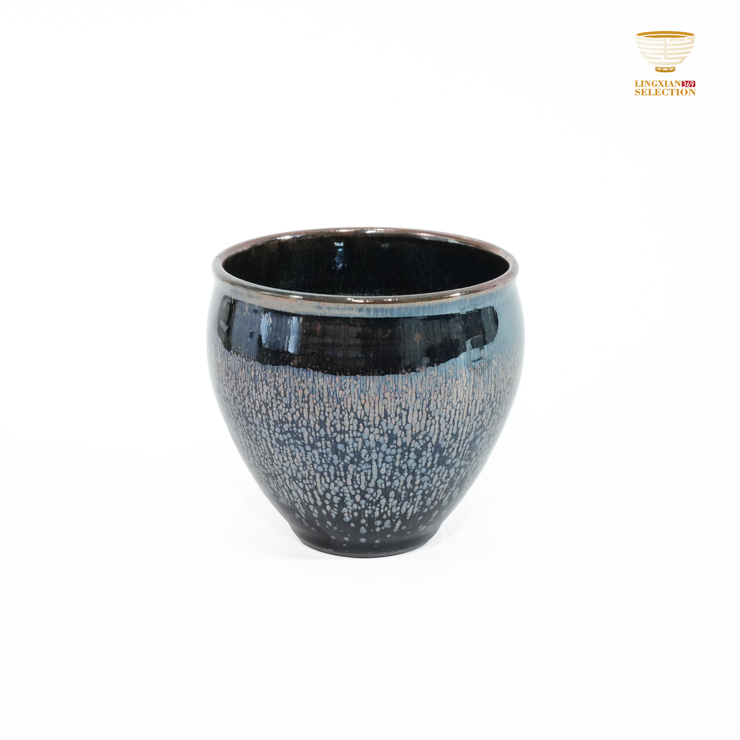 Bai Ding · Latent Grain Tank Cup | Tranquil Elegance · Handcrafted Jianzhan Teacup