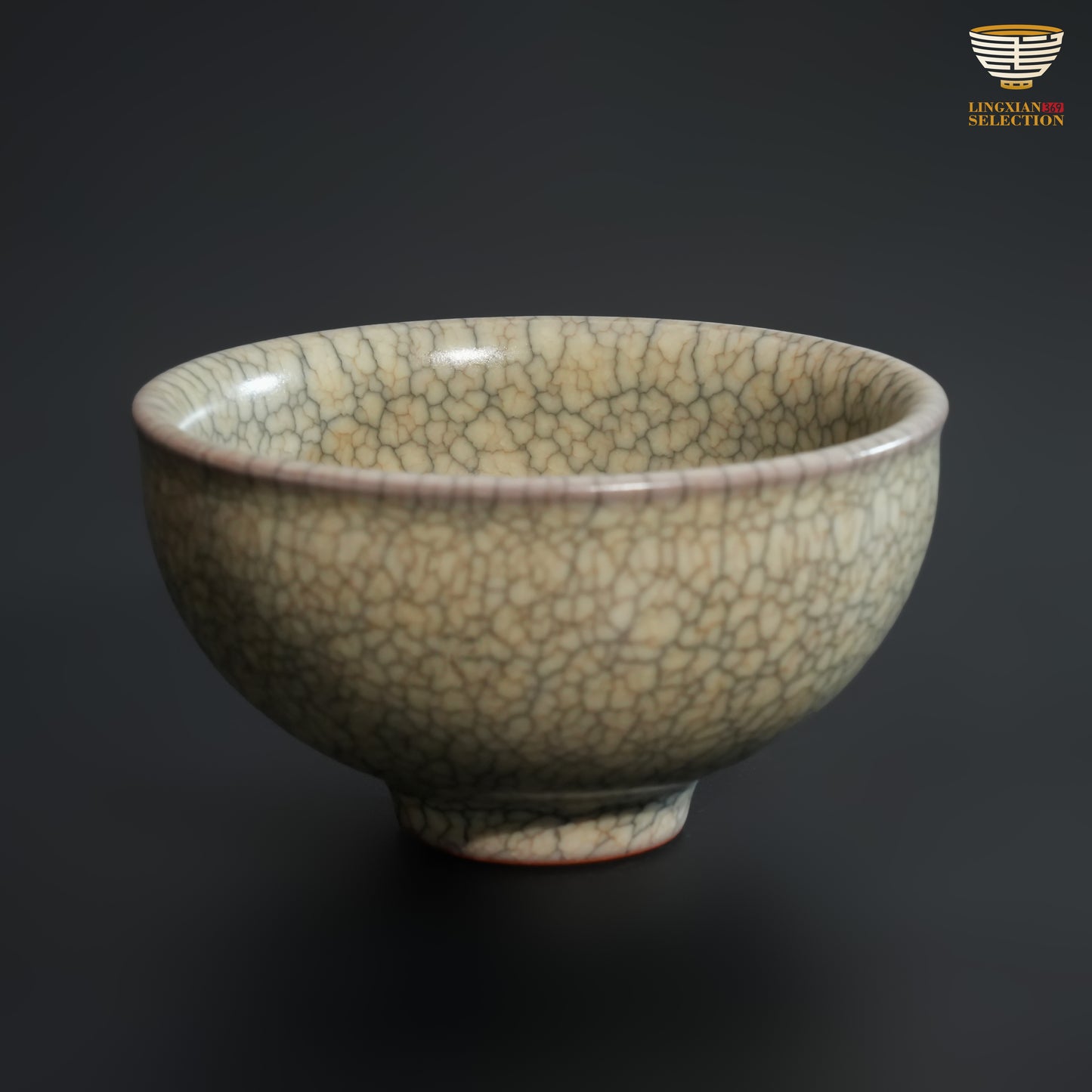 Wu Jun · Legacy Ge Kiln Tea Cup Series｜Reviving Song Dynasty Aesthetics｜Purple Rim, Iron Foot, Timeless Elegance