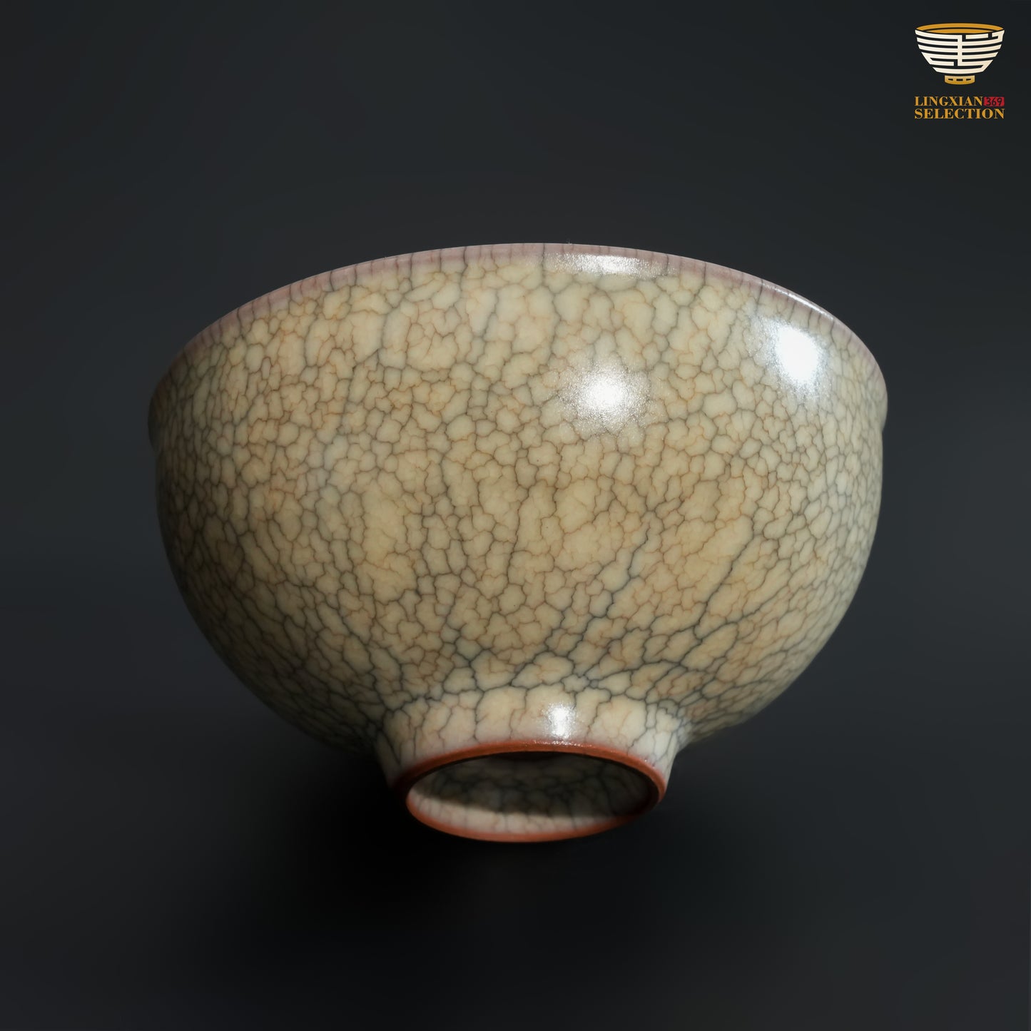 Wu Jun · Legacy Ge Kiln Tea Cup Series｜Reviving Song Dynasty Aesthetics｜Purple Rim, Iron Foot, Timeless Elegance