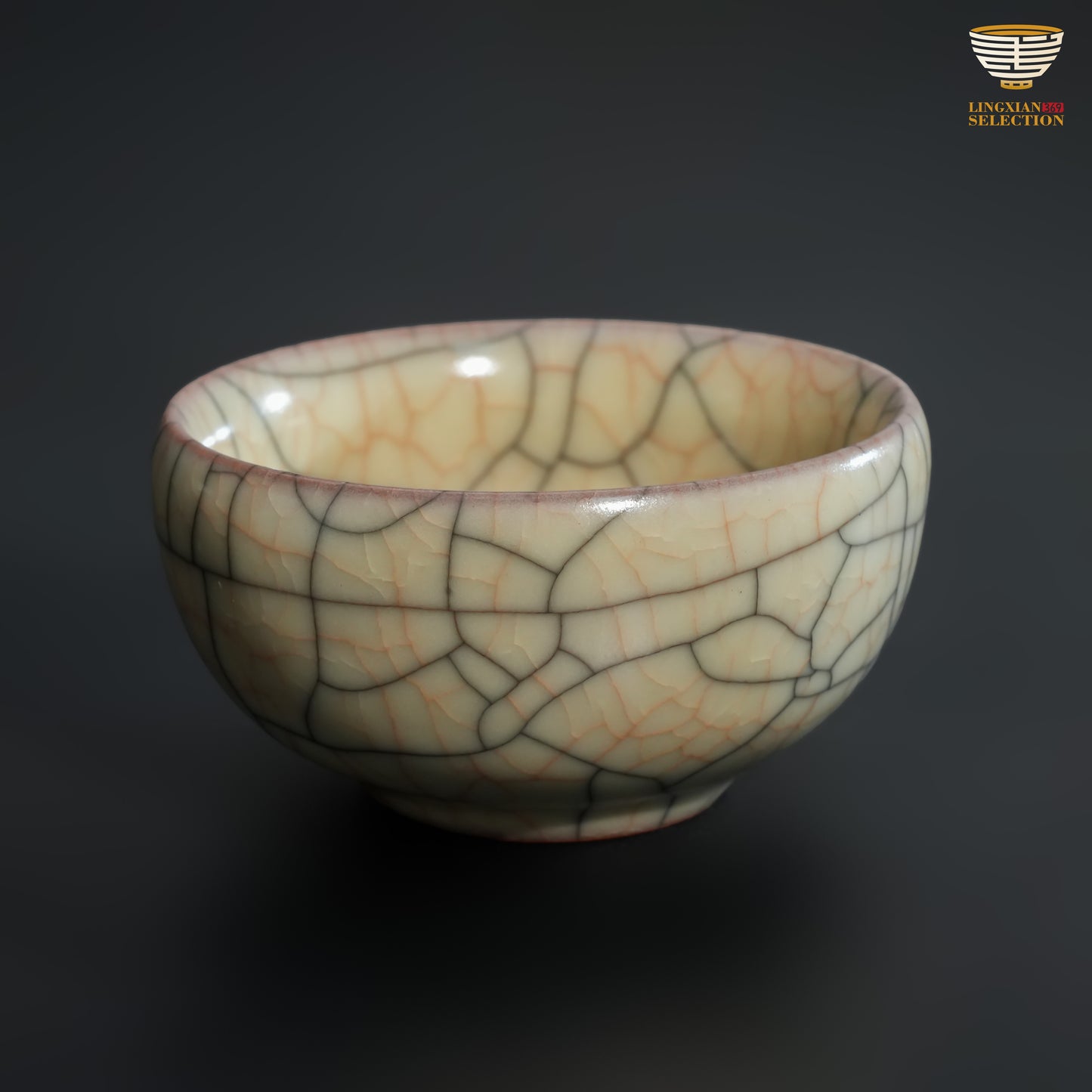 Wu Jun · Legacy Ge Kiln Tea Cup Series｜Reviving Song Dynasty Aesthetics｜Purple Rim, Iron Foot, Timeless Elegance
