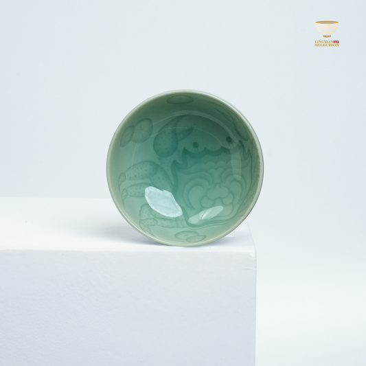 【Longquan Celadon by Liao Xinliang · Crab Meditation Teacup  ｜A Masterpiece of Craftsmanship & Tea Aesthetic Collection】