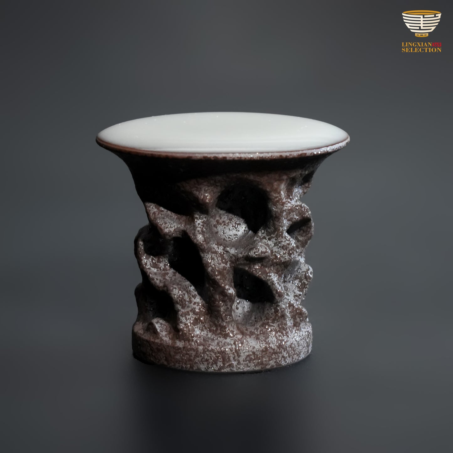 Wu Jun · Drum-Stool Lid Holder & Taihu Rock Lid Holder｜Tea Table Essentials with Sculptural Elegance