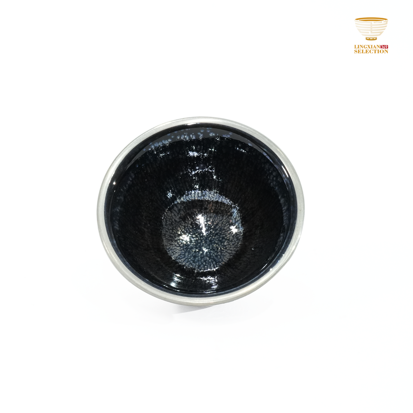 Bai Ding · Reminiscence of Jiangnan Hand-Press Cup | Iridescent Glaze · Timeless Elegance · Handcrafted Jian Ware Teacup