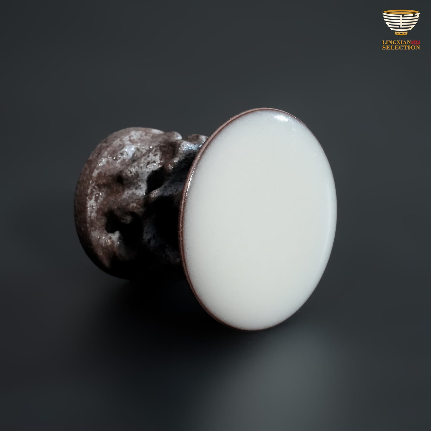 Wu Jun · Drum-Stool Lid Holder & Taihu Rock Lid Holder｜Tea Table Essentials with Sculptural Elegance