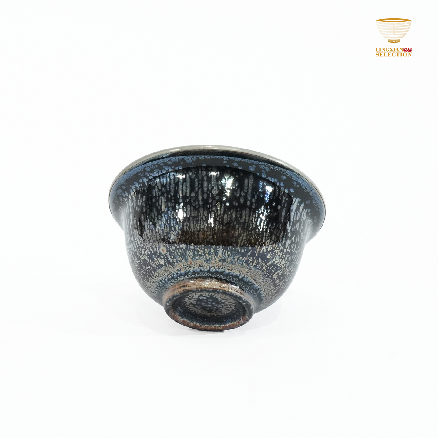 Bai Ding · Reminiscence of Jiangnan Hand-Press Cup | Iridescent Glaze · Timeless Elegance · Handcrafted Jian Ware Teacup