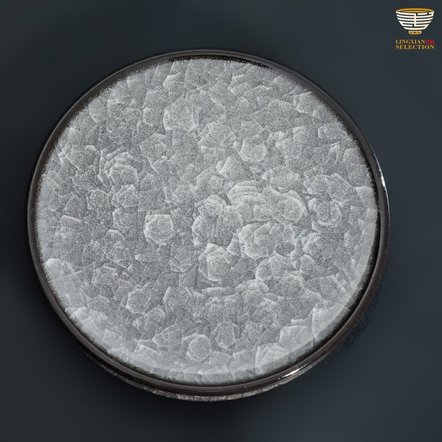 Wu Jun Ice-Crack Series Celadon Teaplate Smooth as Jade Cracks Like Poetry 2021 Present Chillingly Elegant Chinese Ceramic Art