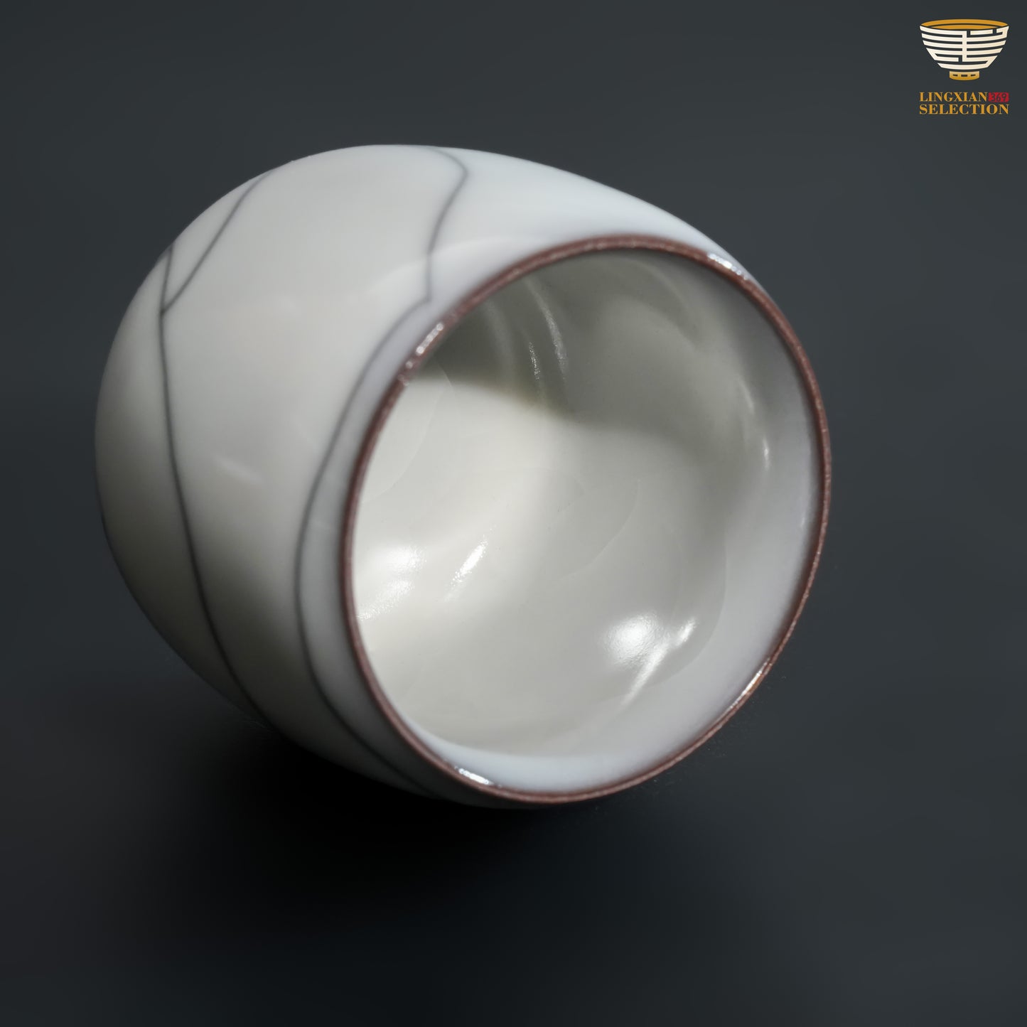Wu Jun · Cloud & Tide Teacup｜Waves in Glaze, Earth in Form — A Vessel of Nature’s Rhythm