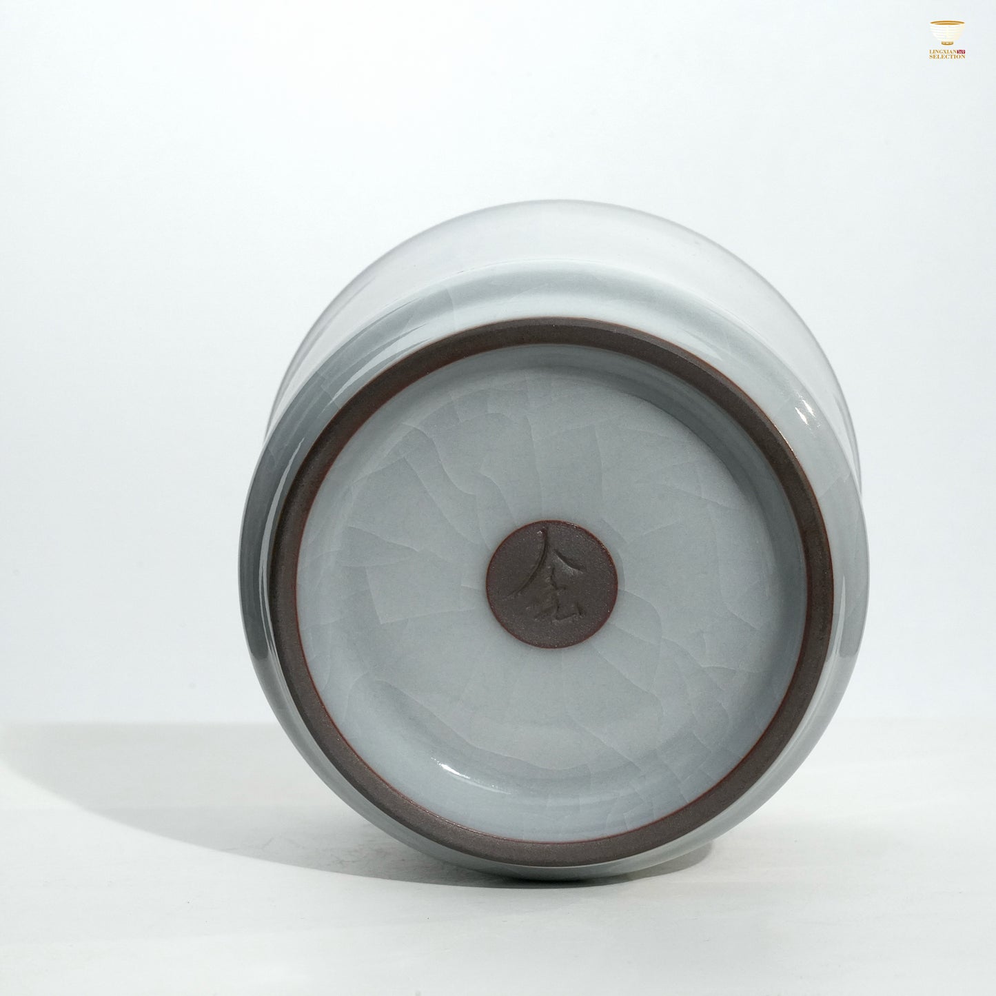 【Longquan Celadon by Liao Xinliang ·Ice crackles Horizon Teacup Series｜A Masterpiece of Craftsmanship & Tea Aesthetic Collection】