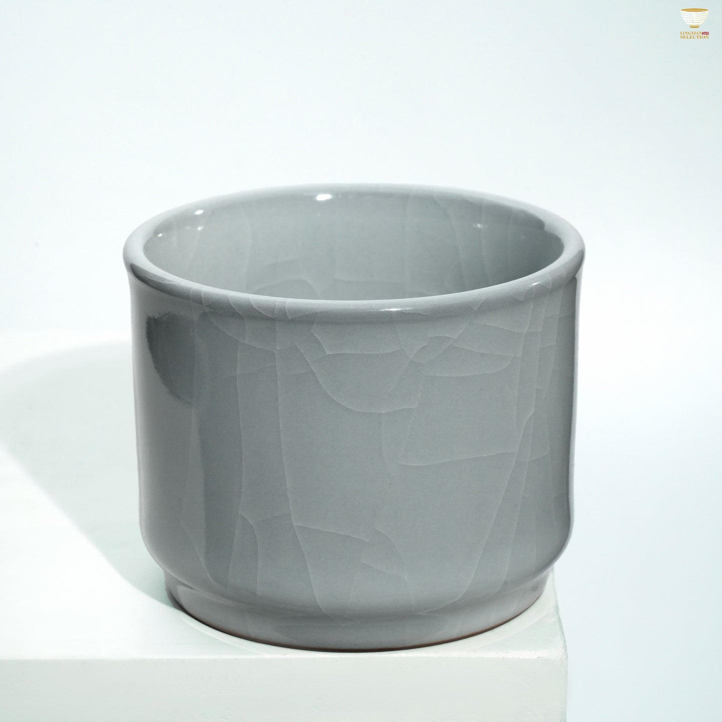【Longquan Celadon by Liao Xinliang ·Ice crackles Horizon Teacup Series｜A Masterpiece of Craftsmanship & Tea Aesthetic Collection】