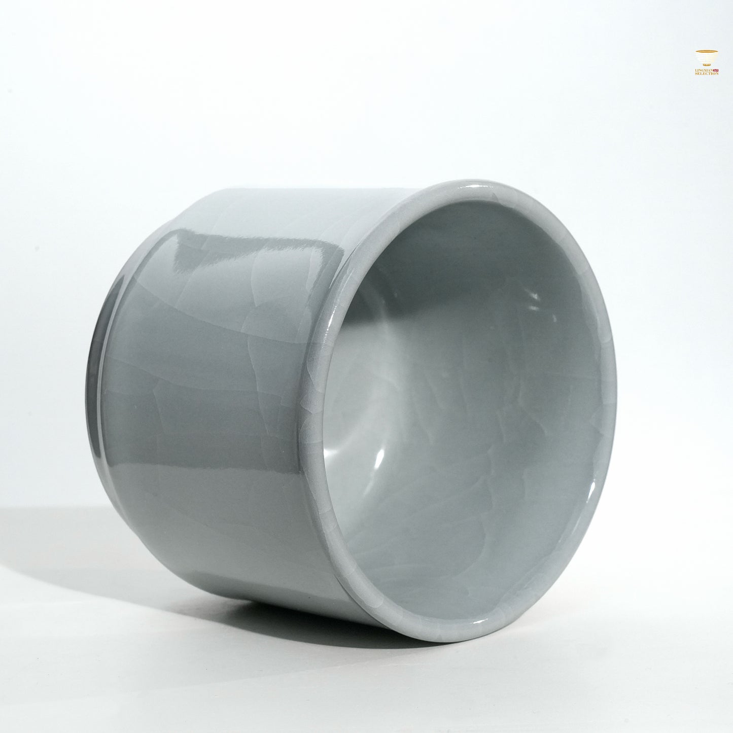 【Longquan Celadon by Liao Xinliang ·Ice crackles Horizon Teacup Series｜A Masterpiece of Craftsmanship & Tea Aesthetic Collection】