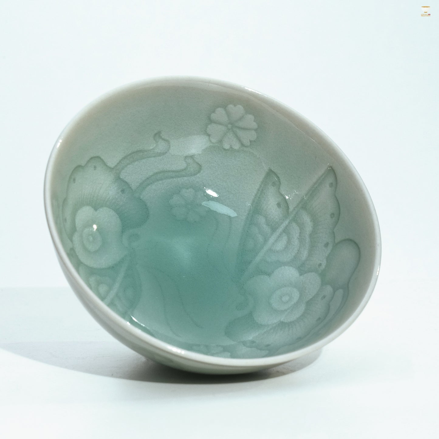 【Longquan Celadon by Liao Xinliang · Butterfly Teacup｜A Masterpiece of Craftsmanship & Tea Aesthetic Collection】