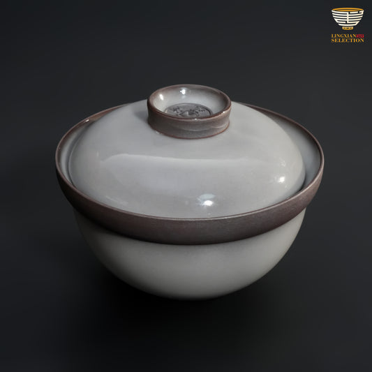 Wu Jun · Fortune-in-a-Bowl Gaiwan｜Minimal Form, Hidden Wealth, Tea with Auspice
