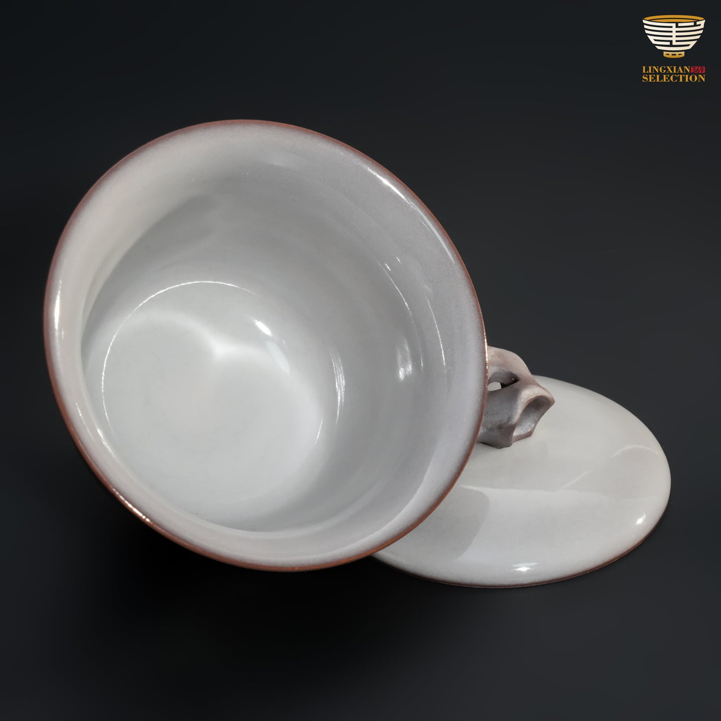 Wu Jun · “Nine Steady Points” Series Gaiwan – Stone Knob · Handcrafted Stability in Form