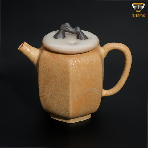 Wu Jun · Antique Gold Teapot Series｜Elegant Celadon with Vintage Glaze｜Classic Craftsmanship, Modern Charm