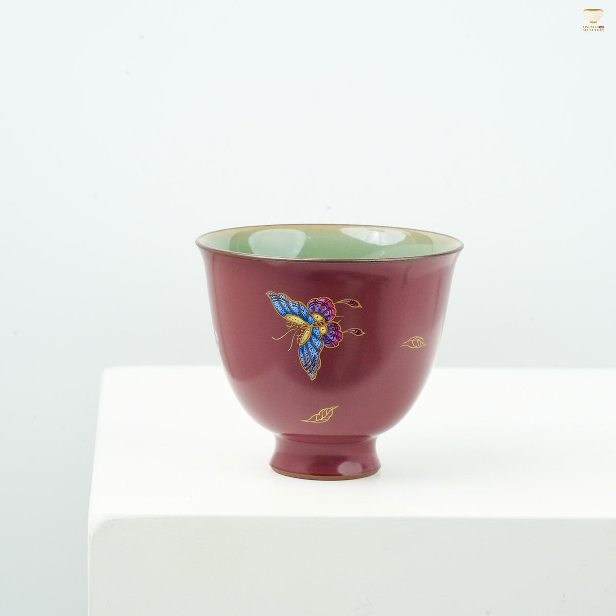 Celadon by Chen Huifang · Flying Wings Series Teaware  | Hand-Painted Butterfly Design Teacup | Elegant Gift for Women & Tea Gatherings