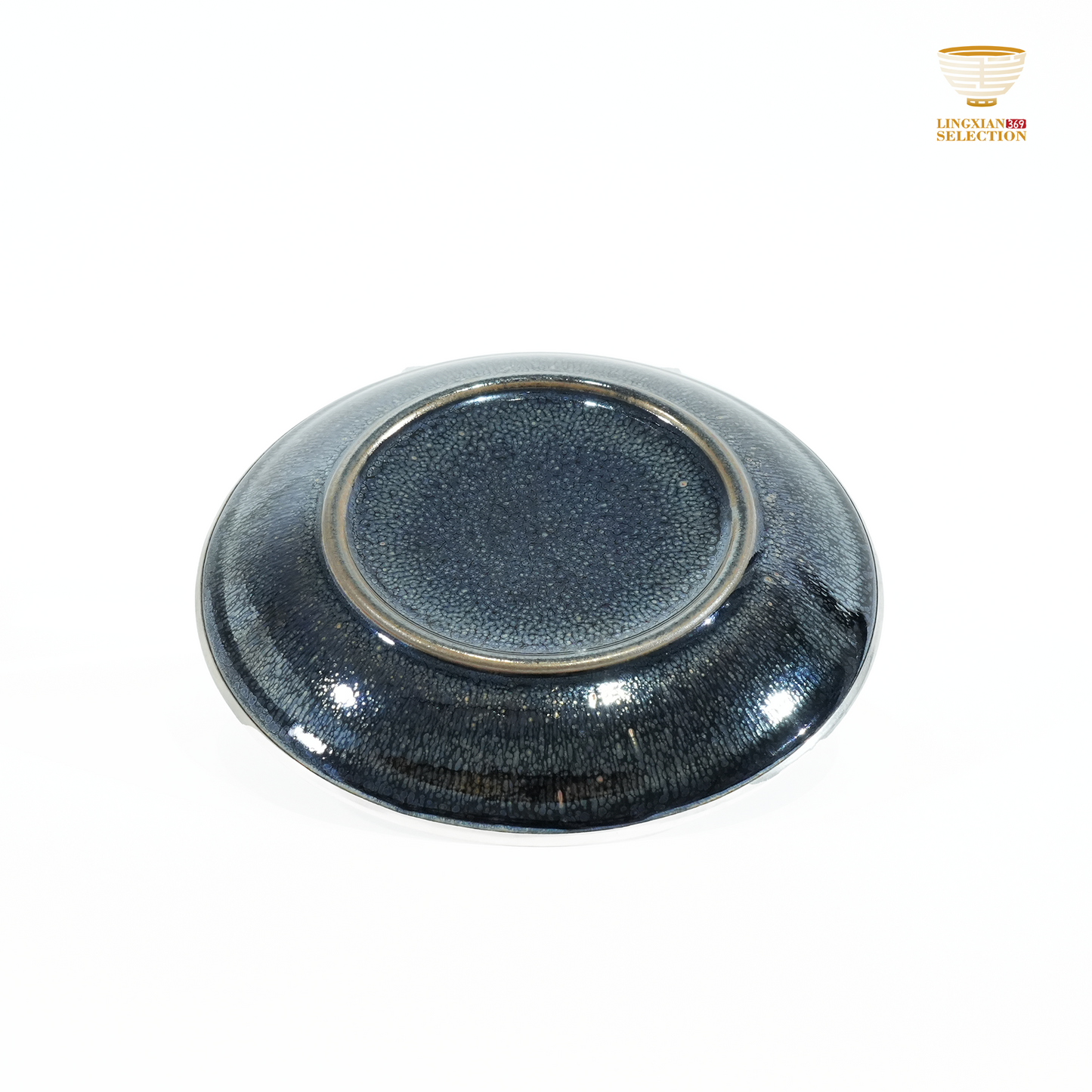 Bai Ding · Hidden Dragon Three Pieces Gaiwan | Flowing Iridescent Glaze · Subtle Majesty · Handcrafted Jian Ware Teaware