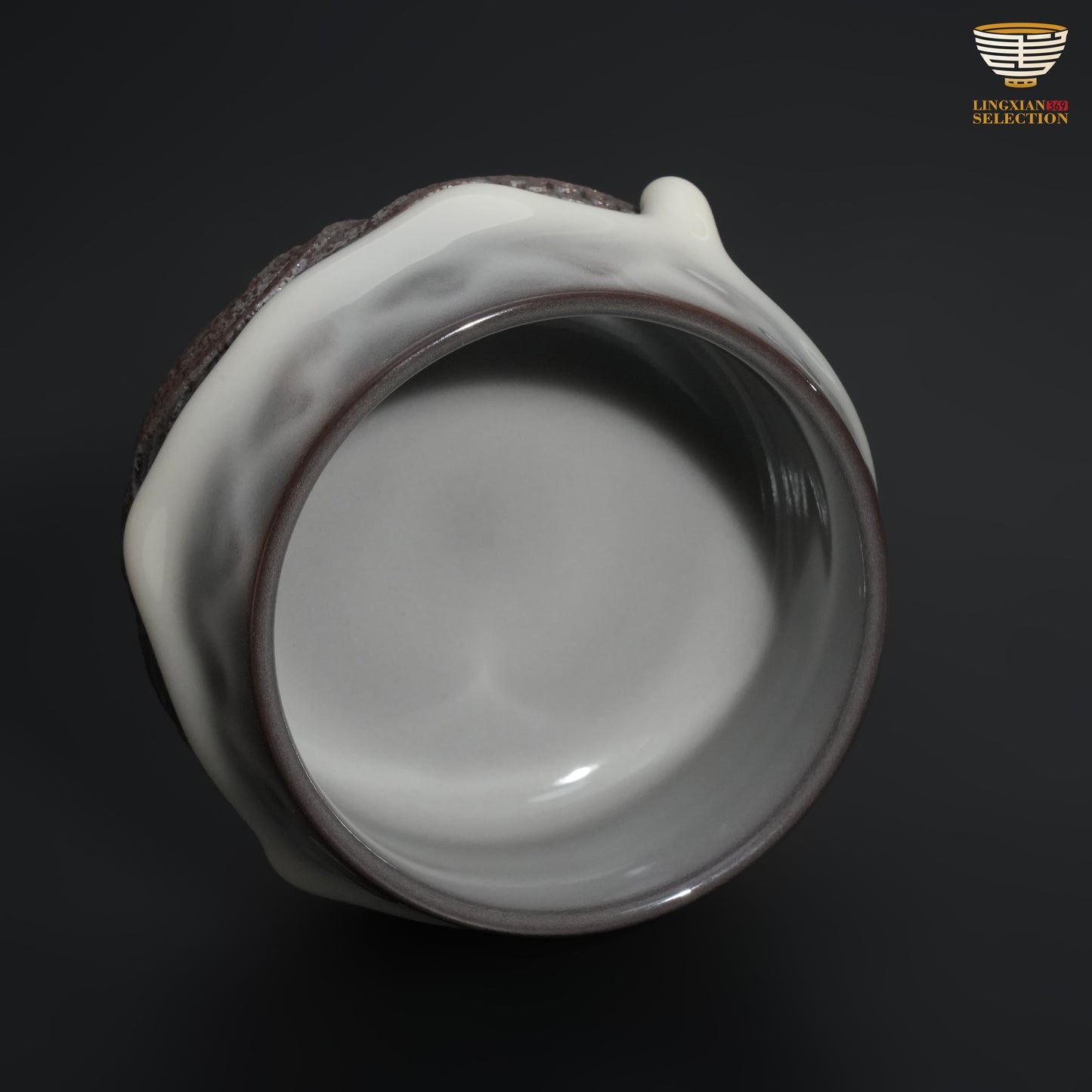 Wu Jun · Snowy Peaks & Rivers Series Teacup｜Handcrafted Art Reflecting the Mountains of the Plateau