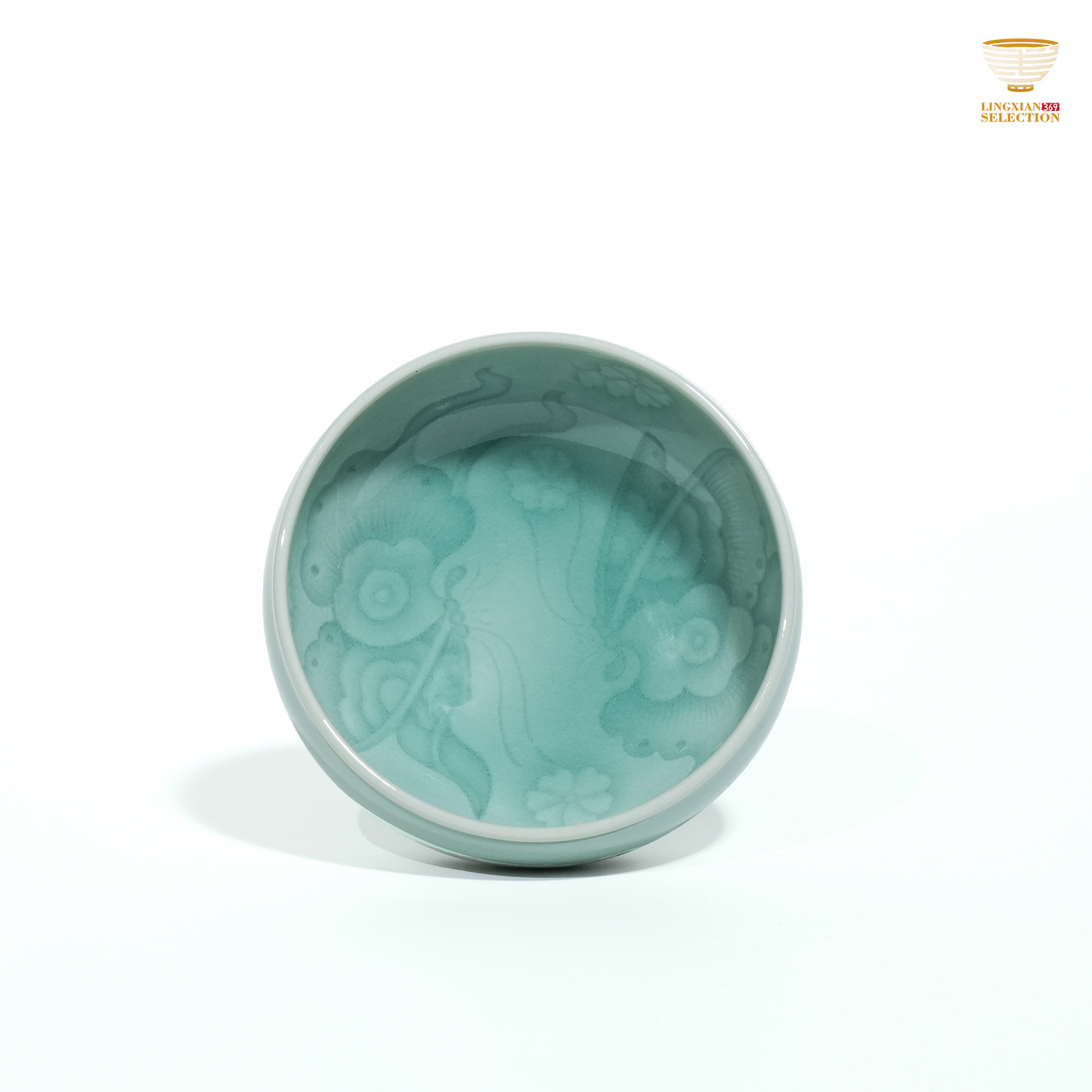 【Longquan Celadon by Liao Xinliang · Butterfly Teacup｜A Masterpiece of Craftsmanship & Tea Aesthetic Collection】