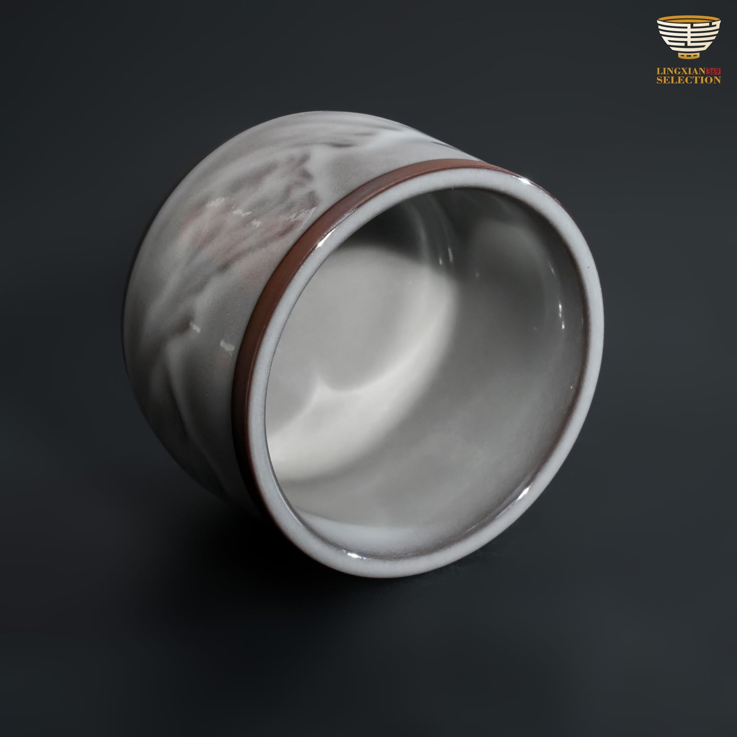 Wu Jun · “Snow-Covered Hills” Teacup｜Whispers of Winter Mountains in a Single Cup