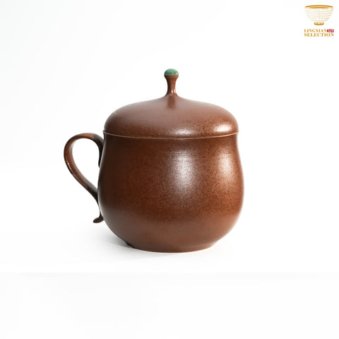 Jin Hongyang · Wood-Ash Glaze Mug Series｜High-Fired Wood Kiln · Handmade Ceramic Art · Unique Creative Design · Ideal for Daily Beverages