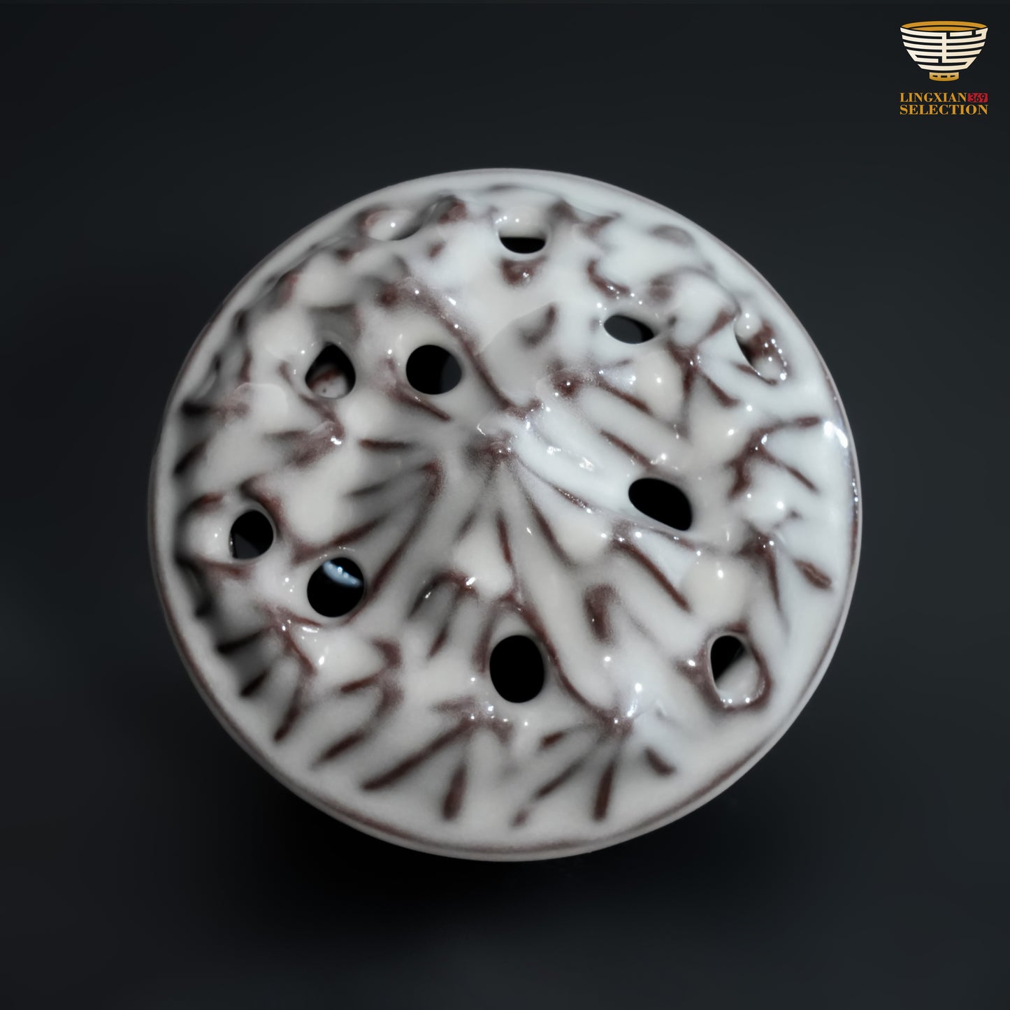 Wu Jun · Floating Mountain — Ethereal Mountain-Inspired Incense Holder｜Oriental Aesthetics · Handmade Ceramic Art Decor
