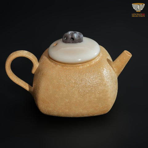 Wu Jun · Antique Gold Teapot Series｜Elegant Celadon with Vintage Glaze｜Classic Craftsmanship, Modern Charm