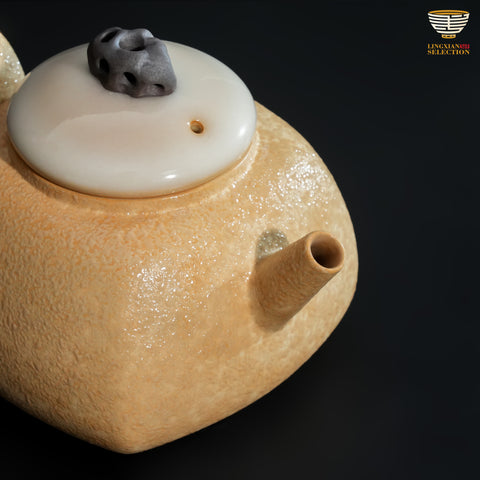 Wu Jun · Antique Gold Teapot Series｜Elegant Celadon with Vintage Glaze｜Classic Craftsmanship, Modern Charm